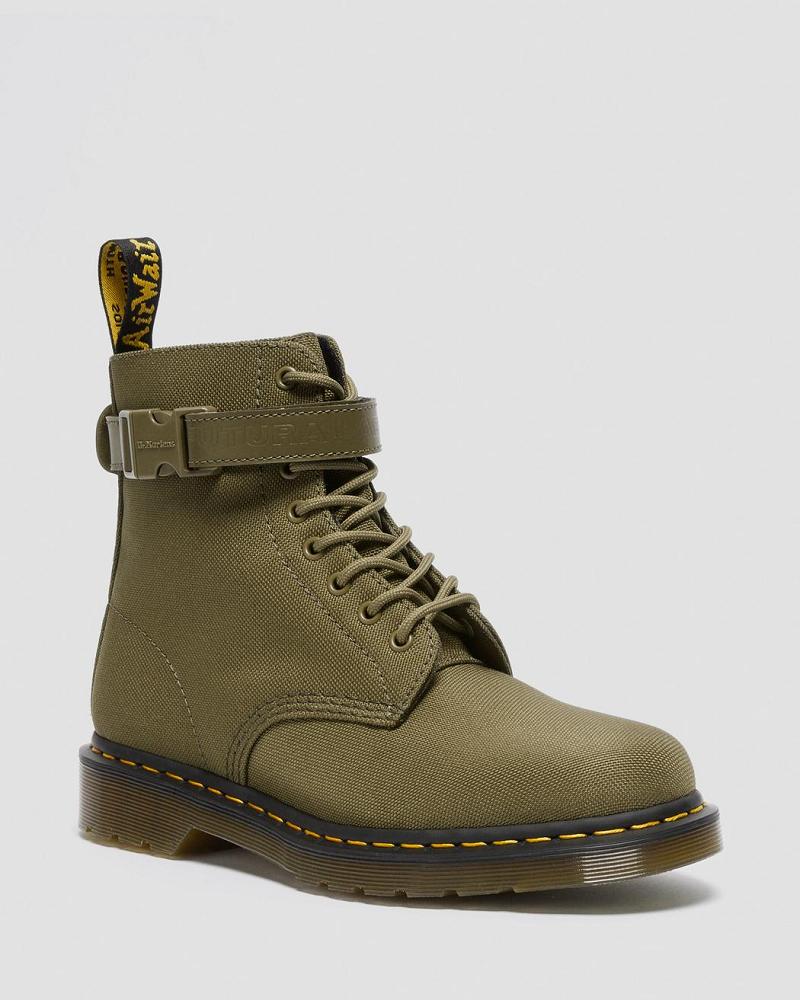 Dr Martens 1460 Futura Olive Páskové Snørestøvler Dame Olivengrøn | DK 162UZG